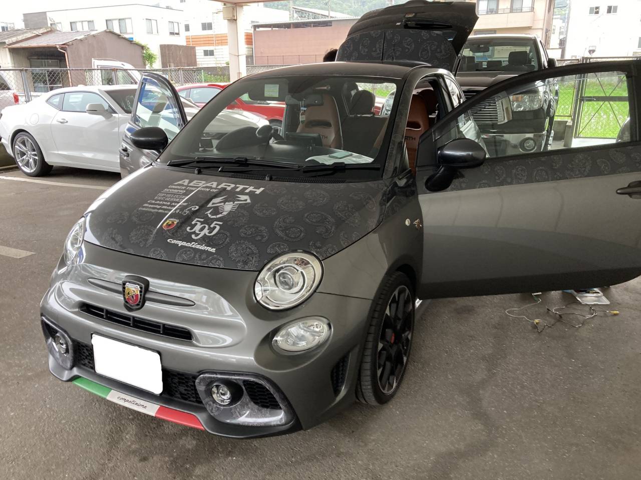 FIAT ABARTH500（フィアットアバルト500）CAN-BUSアダプター、ナビ一式、点検交換取付