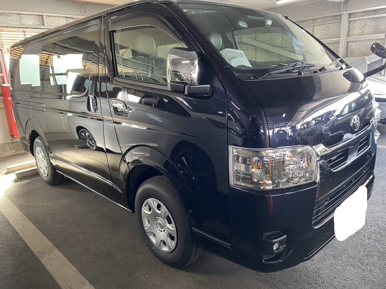 ハイエーススーパーGL／GDH201Vパノラマビューモニター付車　ナビ、ドラレコ前後カメラ　取付