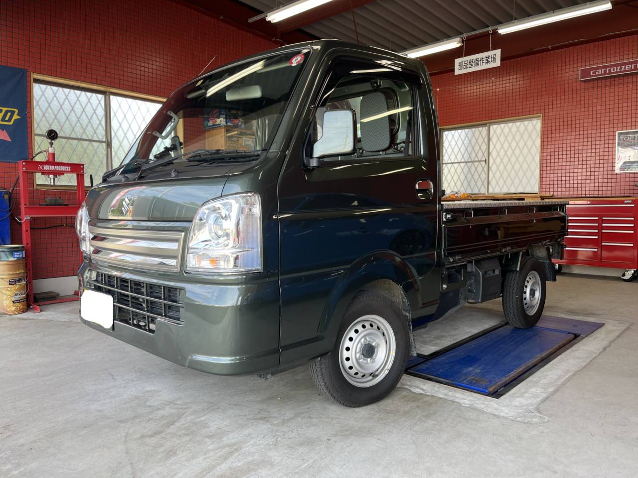 キャリィ／DA16T　車検一式＆カスタムタイヤホイール　取付