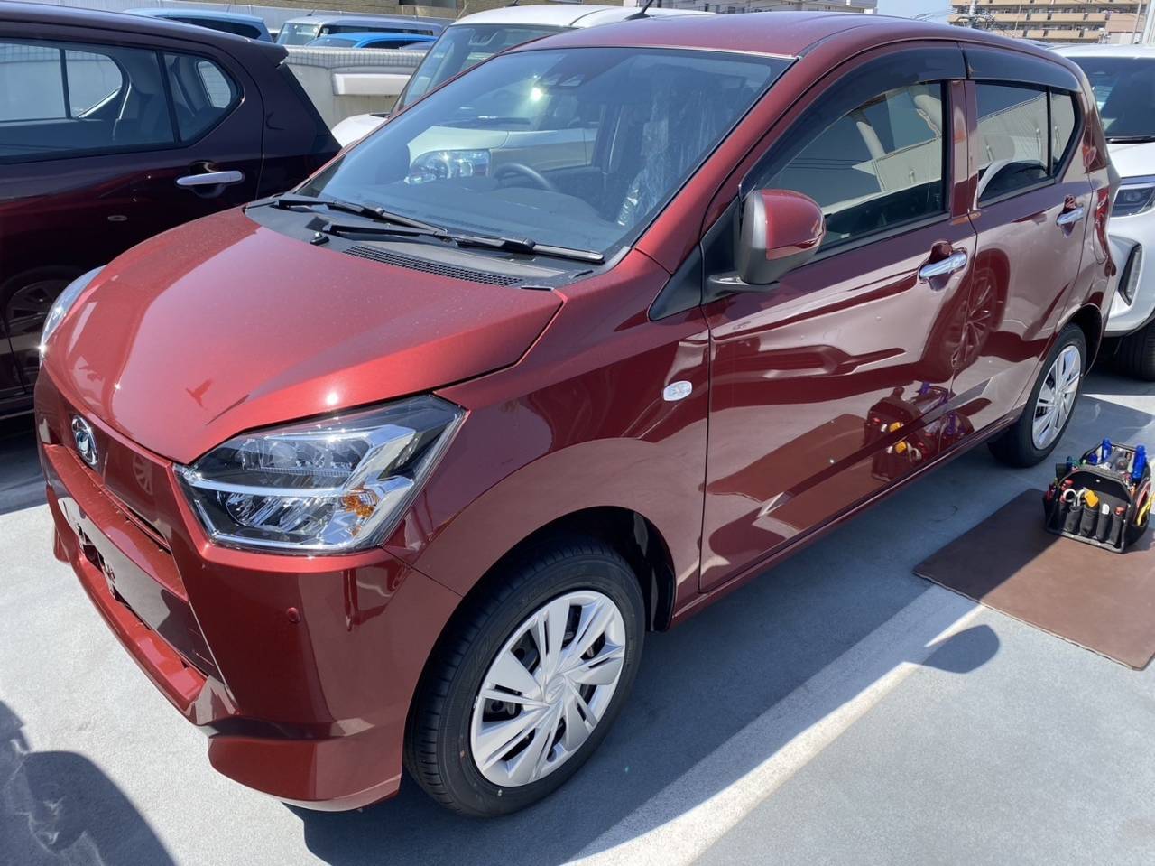 ミライース／LA350S　ケンウッドワンセグナビ／MDV-D309BTW　取付