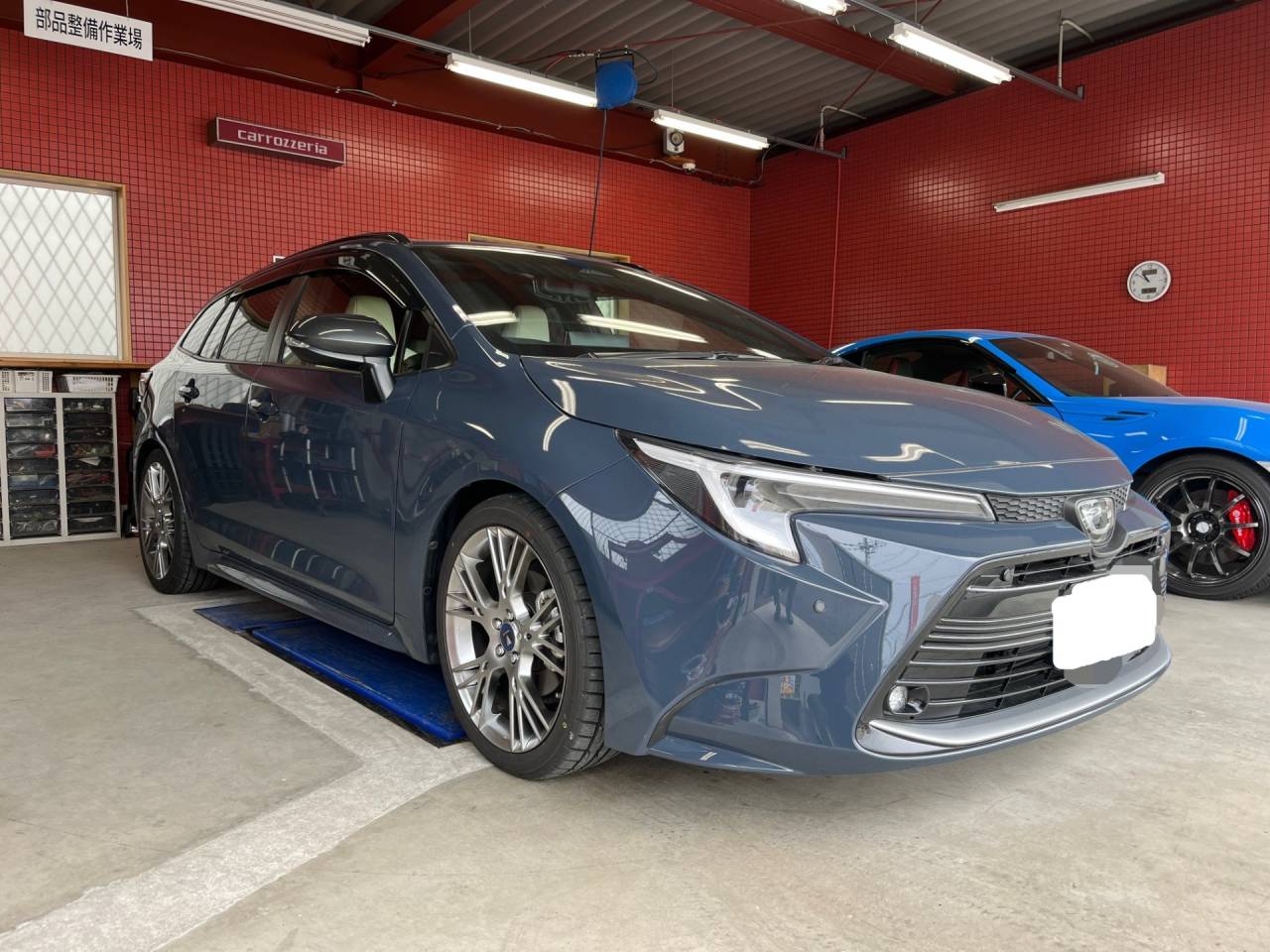 カローラツーリングWXB／MZEA17　シルクブレイズフロントエアロ塗装・取付一式