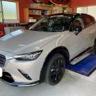 マツダCX-３／DK系　R-spec（データシステム）TVキット、コムエンタープライズ車速ドアロック　取付