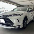 ハリアーHV／AXUH80　モデリスタエアロパーツ、LEDイルミ、マフラーカッター　取付